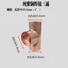 Codo de unión en T de color púrpura puro, 6-42 mm, tipo engrosado, para conectar tuberías en forma de T