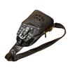 Bolso de Pecho para Hombre con Patrón de Cocodrilo Bolso Cruzado Bolso de Pecho para Exteriores Bolso de Hombre Bolso Cruzado de Moda con Patrón de Cocodrilo con un Toque de Alta Gama