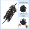 Novo Aplique de Cabelo Torcido Varinha Coque Volumizador de Cabelo Fazer de Coque de Cabelo para a Parte de Trás da Cabeça Anel de Coque de Cabelo