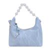 Nuevo bolso de mano chino con cuentas para mujer, moda 2024, bolso de nube informal, bolso cruzado con cadena