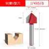 Cabezal de Fresado en Forma de V Leqiao para Carpintería, Fresadora de Ranurado Integrado y Recorte para Tablero de Aluminio-Plástico, Fresadora de Ranurar de Carburo de Tungsteno