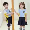 Ropa Deportiva Nueva para Niños 2025 Estilo Británico Uniformes de Jardín de Infancia Uniformes de Escuela Primaria y Secundaria Trajes de Verano Uniformes de Clase