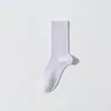 Calcetines Apilados Verano Hielo Calcetines de Hielo Delgados A prueba de Olores Absorbentes de Sudor Calcetines de Luna Malla Transpirable Sin Costuras Sueltos Algodón Puro Calcetines de Media Caña