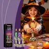 Serie de Decoración de Escritorio con Velas LED de Halloween DOWMOO - Diseños Creativos y Exquisitos, Múltiples Colores Disponibles para Decoración Festiva