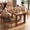 Mesa de jantar de madeira maciça mesa de escritório móveis de escritório mesa de jantar para casa mesa de escritório longa para sala de estar mesa de escritório para conferências estação de trabalho para funcionários