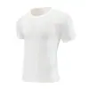 Ropa Deportiva Cruzada Ajustada de Manga Corta para Fitness, Running, Entrenamiento, Camiseta Elástica de Secado Rápido, Ciclismo, Entrenamiento, Color Sólido, Manga Larga