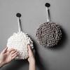 Toalla de Mano para Colgar Trapo Grande de Cocina Bola de Mano de Chenilla Pañuelo Absorbente Lindo para Baño Trapo Engrosado