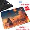 Bonito simples tamanho pequeno desenho animado divertido lavável computador pad bidimensional criativo fresco portátil jogo mouse pad