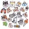 Novos adesivos de tecido de animais de desenho animado Patches para roupas Bordados Acessórios infantis Adesivos decorativos de tecido Cachorrinho Lobo Mancha