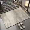 Alfombrilla Antideslizante Absorbente para Baño Transfronteriza para Entrada de Inodoro, Alfombra de Tierra de Diatomeas de Secado Rápido