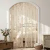 Nuevo Espejo Redondo Flor Semisombreado Cortina de Encaje Pastoral Francés Dormitorio Sala de Estar Cortina Ventana Mirador Balcón Mosquitera Transfronterizo