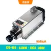 Changsheng 2.2Kw Cabezal de Motor de Husillo para Máquina de Grabado 1.5 Cuadrado 4 Refrigerado por Aire Máquina de Corte Inferior 3.5Kw Alta Velocidad 4.5/6