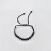 Pulseira Masculina e Feminina Olho de Gato Hot Selling Transfronteiriça Tecida à Mão Nó Plano Nó Diamante Corda de Mão Étnica Ajustável