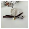 Pérola francesa arco corda de cabelo elegante menina faixa de cabelo corda de cabelo doce acessórios de cabelo para todos os jogos japonês e coreano 2022 cocar feminino