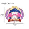 Miles de broches Sanrio Insignia metálica Sanrio lindo suave lindo coolomi Yugui perro ropa bolsa accesorios