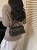 Bolso para mujer con textura de moda, nuevo bolso cuadrado pequeño versátil de moda otoño 2026 para uso diario, exquisito bolso de hombro y cruzado