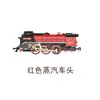 Tren de Vapor Retro Fenming con Luz, Vagón de Pasajeros, Accesorios de Vía, Piezas Suplementarias, Modelo de Juguete para Niños
