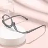 2026 Nueva Moda Transfronteriza Pieza Única Gafas de Maquillaje Giratorias Multifuncionales para Mujer Montura Completa Auxiliar para Dibujar Cejas Gafas para Miopía