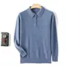 25 Primavera e Outono Masculino Lã Ponto Abacaxi Fio Suéter de Lã Masculino Camisa de Base Tricotada