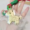 Llavero Shuibei de Oro Oro Puro 999 Árbol de Navidad Colgante para Teléfono Regalo para Novia Regalo de Navidad Año del Caballo Regalo de Año Nuevo