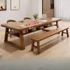 Mesa de camada dupla segunda camada grande mesa longa sala de estar mesa de estudo para duas pessoas mesa de computador simples para casa mesa de leitura bancada