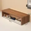Soporte para computadora ajustable en altura, elevador de monitor para oficina, estante de madera para escritorio, base elevada para computadora de escritorio