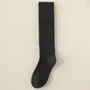 Calcetines de lana para pantorrilla de mujer, otoño e invierno, engrosados con forro polar, resistentes al frío, cálidos, adelgazantes, estilo Lolita, calcetines largos de cachemira