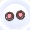Accesorios de Resina de Girasol Brillante Flor DIY Accesorios para Anillo de Cabello Aretes Caja de Almacenamiento para Taza Material de Decoración