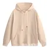 Chalecos de manga larga con capucha de terciopelo de zorro plateado de algodón de 420 gramos para hombre y mujer, venta al por mayor, sudaderas con forro polar para parejas de color sólido al por mayor