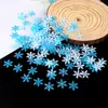 Decoración Navideña Transfronteriza Copos de Nieve Confeti para Lanzar Fiesta de Bodas DIY Copos de Nieve Falsos Fabricante de Accesorios Navideños