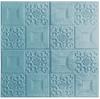 Adhesivos de Pared 3D en Relieve Papel Tapiz Acolchado Suave Autoadhesivo Hogar Anticolisión Color Sólido Papel Tapiz de Espuma Adhesivos Decorativos Decorativos 3D Impermeable