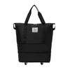 Bolsa de Viaje Gran Capacidad Doble Capa Extensible Rueda Universal Estudiante Viaje de Negocios Bolsa de Almacenamiento Separación Seco y Húmedo Bolsa de Equipaje