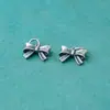 Plata de Ley S925 Estilo Retro Colgante de Lazo DIY Pulsera Colgante de Lazo Cuerda Tejida a Mano Material Accesorios