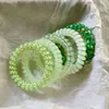 Conjunto de Elásticos de Cabelo com Fio de Telefone Transfronteiriço para Meninas, Elásticos de Borracha Duráveis de Alta Elasticidade, Novos Elásticos de Cabelo e Acessórios de Cabelo
