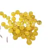 Cuentas sueltas de jade optimizado Amarillo Dragón Jade Loto cuentas sueltas roca de cuarzo Jade cuentas redondas sueltas pulsera collar diy cuentas sueltas