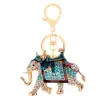 Amostras personalizadas para mapear pingente de elefante de liga transfronteiriça chaveiro Lazada colar personalizado broche processamento de fábrica