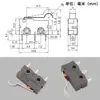Microinterruptor Pequeño KW12 Límite de Recorrido KW11-3Z Autoreestablecimiento KW4AS Accionamiento por Pulsador Punto de Contacto 2 Pines