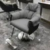 Silla de Peluquería Barbería para Celebridades de Internet, Giratoria y Ajustable, con Reposapiés