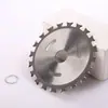 Hoja de sierra de dientes de doble cara hoja de sierra de doble corte para sierra circular eléctrica bidireccional hoja de sierra de doble propósito hacia adelante y hacia atrás diente bidireccional para carpintería 4 pulgadas