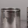 Soporte para Palillos de Acero Inoxidable, Jaula para Palillos, Soporte para Popotes, Cesta Drenante para Palillos para Hogar, Restaurante, Hotel, Caja Redonda de Almacenamiento con Asiento
