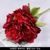 Flores artificiales rojas decoración de escena de boda ramo de flores falsas rosas hortensias flores de boda flores artificiales venta al por mayor