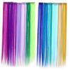 Comercio exterior transfronterizo un clip 32 colores pieza de cabello lacio pieza de cabello de color peluca se puede secar con secadora una pieza de cabello sin costuras
