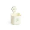Colgante de Pared Lavabo de Baño Estante de Almacenamiento para Baño Caja de Almacenamiento para Toallitas Usadas Calcomanía de Flor para Brochas de Maquillaje