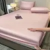 Sábana de Verano Tencel Clase A 100S Pieza Única Funda de Colchón Simmons Set Protector Fresco de Seda de Hielo de Tres Piezas