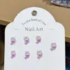 Accesorios de Arte para Uñas de Resina Gato Sirena de Dibujos Animados Decoraciones para Uñas DIY Pendientes Funda de Teléfono Accesorios para Uñas Portátiles