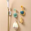 Soporte de Pared Giratorio Ajustable para Cabezal de Ducha de Baño Soporte para Cabezal de Ducha Sin Taladro