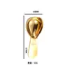 Colher Medidora de Aço Inoxidável 304 15/30ml para Pó, Chá, Café, com Escala, Ferramenta de Confeitaria, Colher de Leite em Pó, Compacta