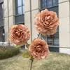 Valle de Huaxi 2026 Nueva Colección: Arreglos en tonos marrones, Serie de 2.5 Yuan, Venta al por mayor de flores artificiales para lugares de boda