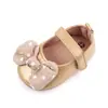 Sapatos de Princesa para Bebê Menina com Solado de Borracha para Primavera e Outono Sapatos de Bebê com Bolinhas e Laço babyshoes 2614