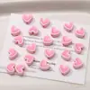Macaron Acrílico Corazón Cuentas Sueltas DIY Hecho a Mano Casero Pulsera Pulsera Cadena de Teléfono Móvil Accesorios de Joyería